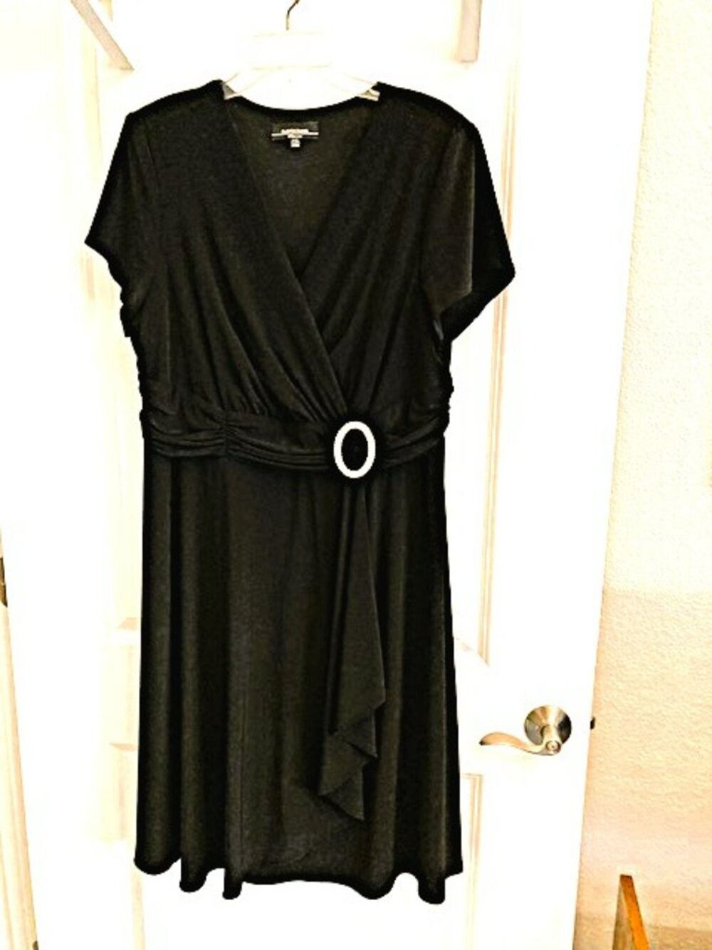 Perfect Black Cocktail Dress - 18W -R and M Richards